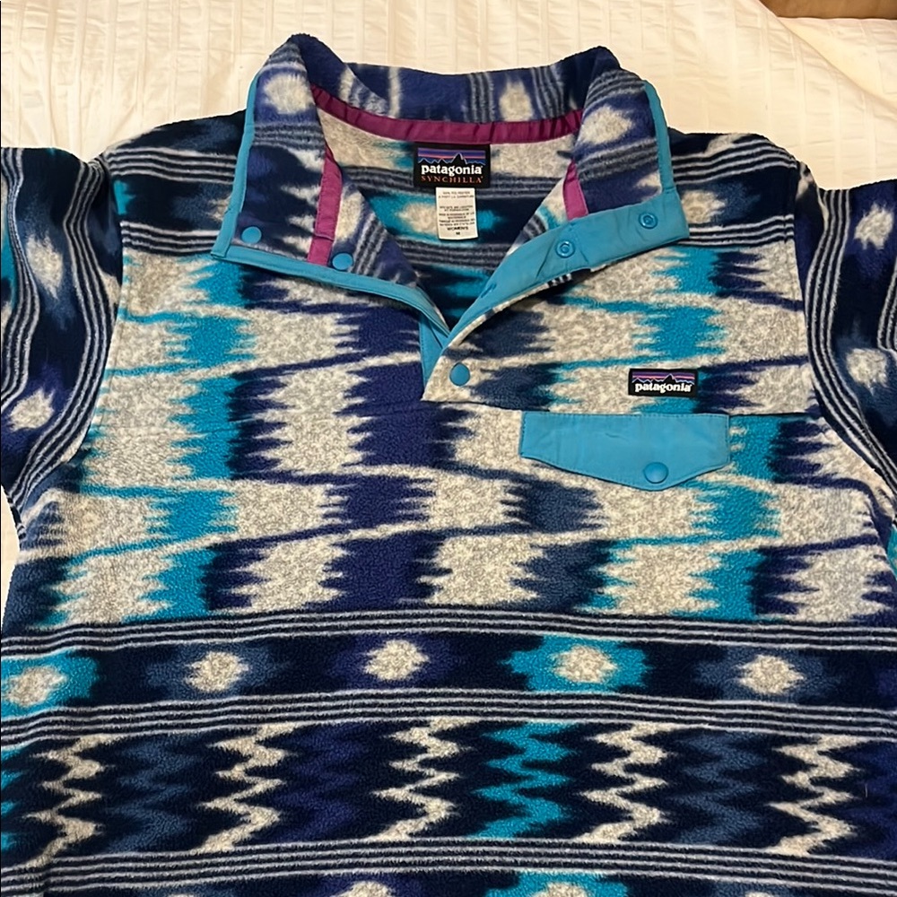 Patagonia Synchilla quarter button-up pullover